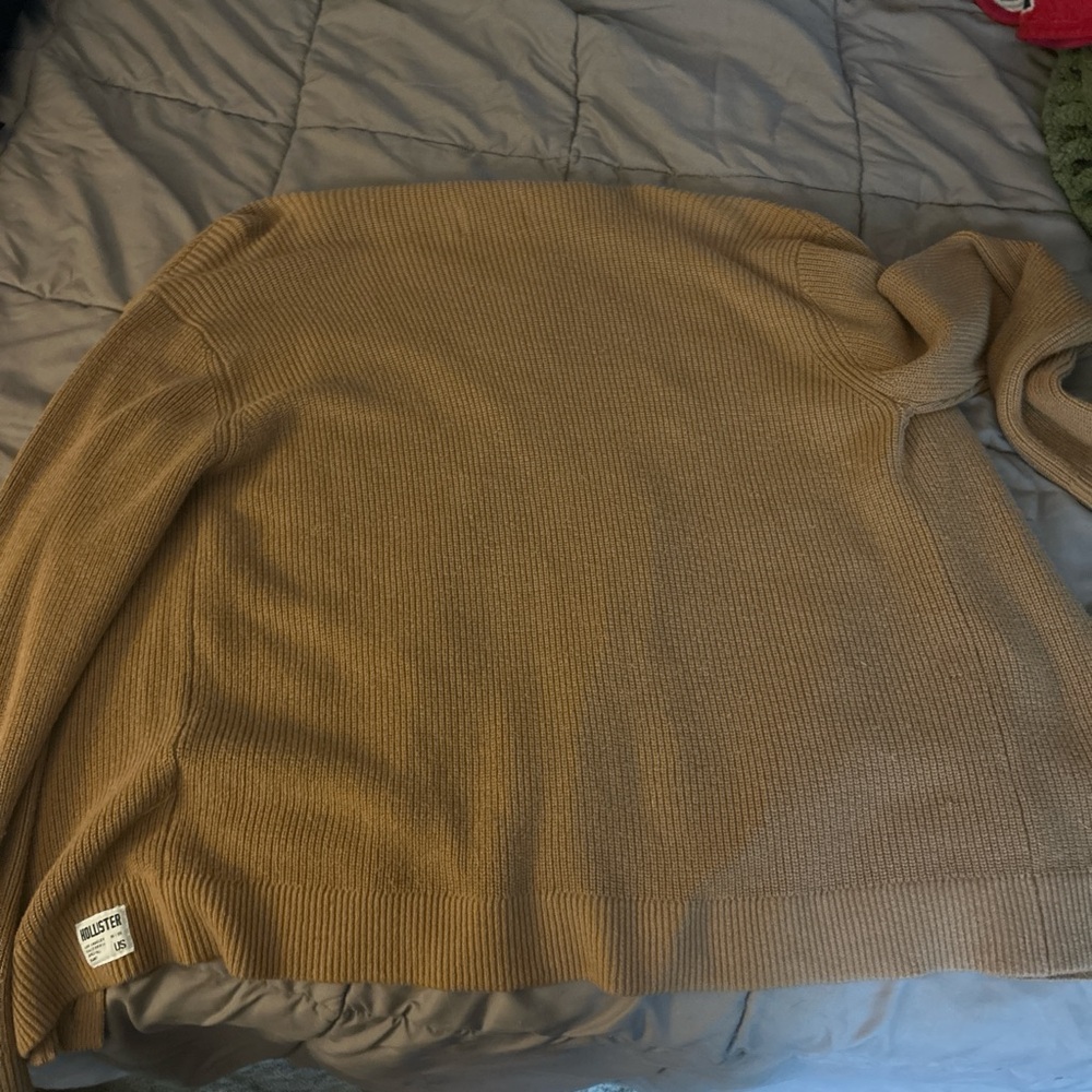 Hollister Tan Cardigan Sweater